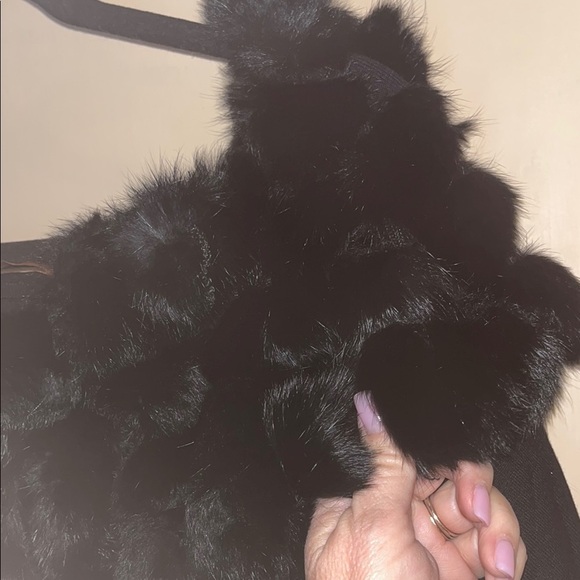 Belldini women’s Black Rabbit Fur-Trimmed Sweater NWT 3X - Picture 12 of 12